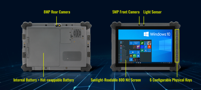 AAEON’s RTC-1020 Offers 1.5 x the Battery Capacity and an 800 Nit LCD Screen for Heavy Industry Settings