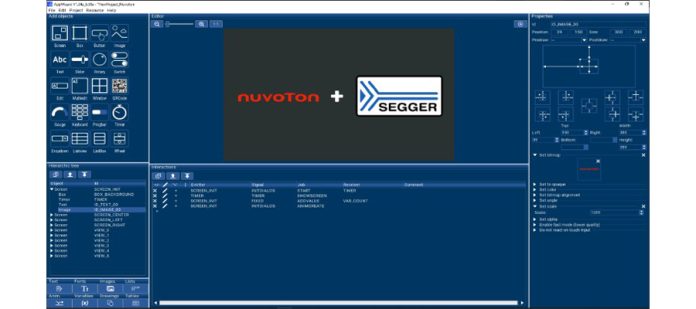Nuvoton and SEGGER Expand the Cooperation in emWin GUI Software, Offering Easy-to-Create Efficient
