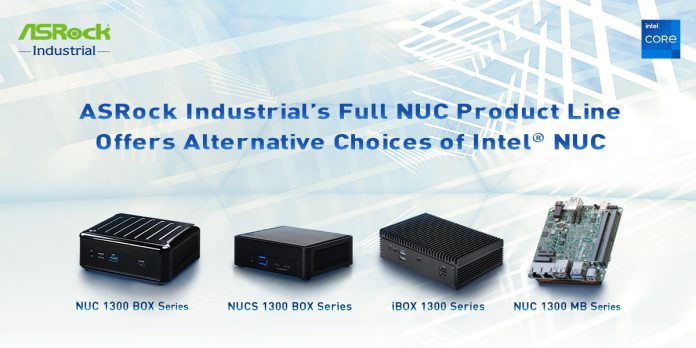 ASRock Industrial's Comprehensive NUC Product Line