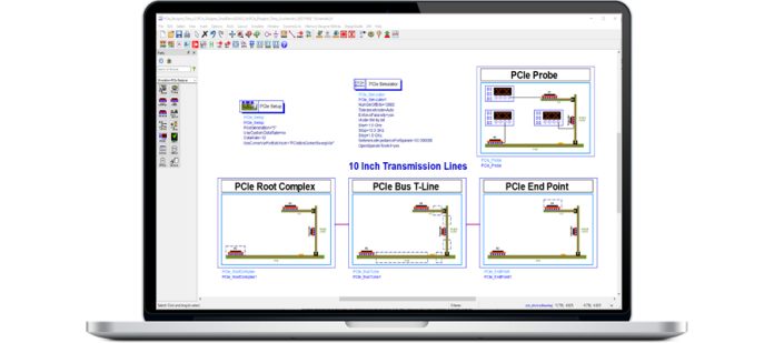 System Designer for PCIe is an intelligent design environment for modeling and simulating the latest PCIe Gen5 and Gen6 systems.